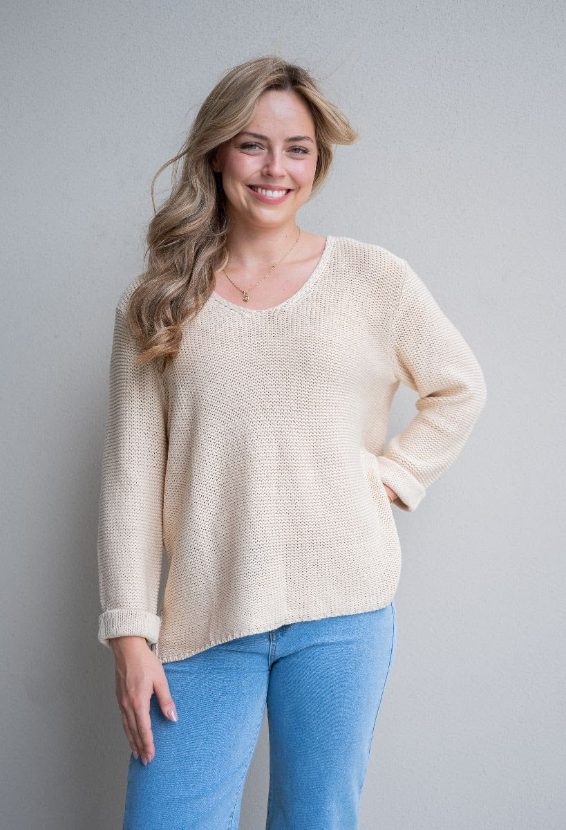 Silver Wishes Knit Top - Soft Pink (Copy)