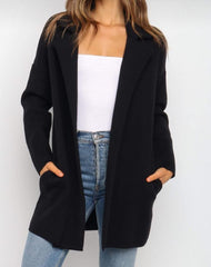 Little Lies Zuzu Coatigan - Black