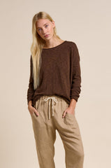 Little Lies Nellie Top - Chocolate