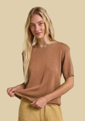 Little Lies Summer Tee - Rust