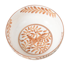 Bird in Flight Bowl – Coffee Ceramic Decorative Bowl