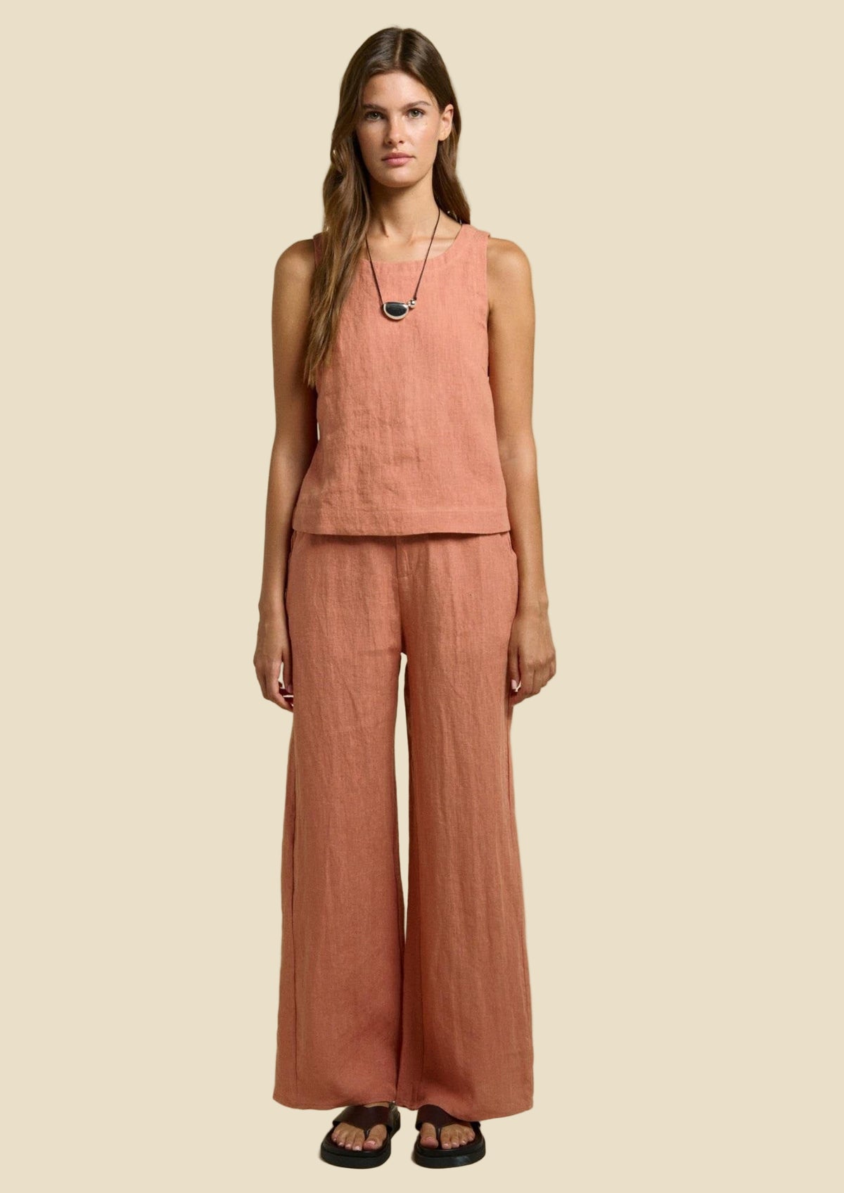 Little Lies Della Pants – Coral