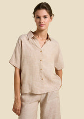 Little Lies Bondi Shirt - Beige