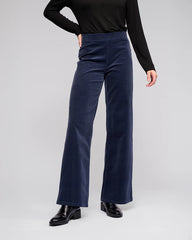 Vassalli Loft Cord Pull On Pant - Slate