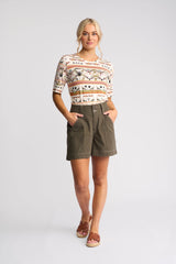 Vassalli Lucy Short in Olive