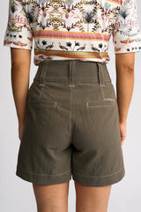Vassalli Lucy Short in Olive back view
