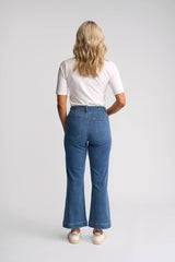 Vassalli Daily Jean in Blue Hue Denim back view