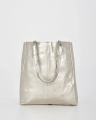Venus Metallic Leather Hobo Bag