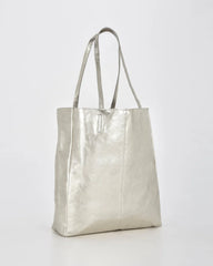 Venus Metallic Leather Hobo Bag