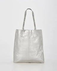 Venus Metallic Leather Hobo Bag