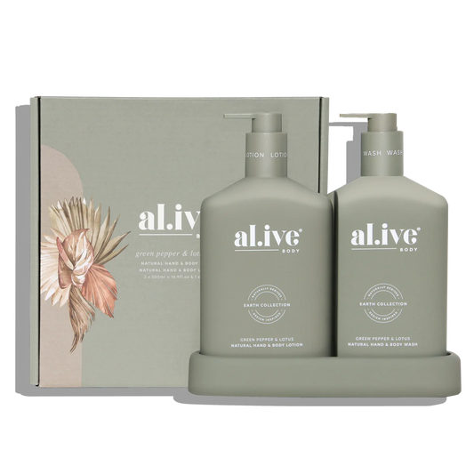 Alive Duo Set Green Pepper & Lotus