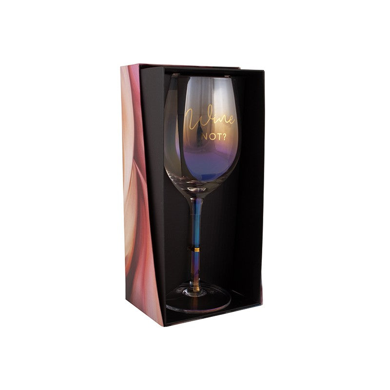 Lily & Mae Boxed Wine Glass Wine Not