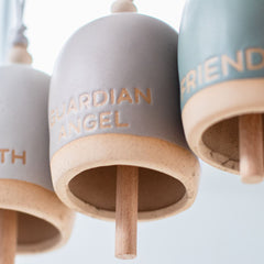 Ceramic Wind Chimes - Guardian Angel