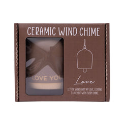 Ceramic Wind Chimes - Love You