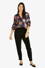 Jump Night Garden Top - model front view