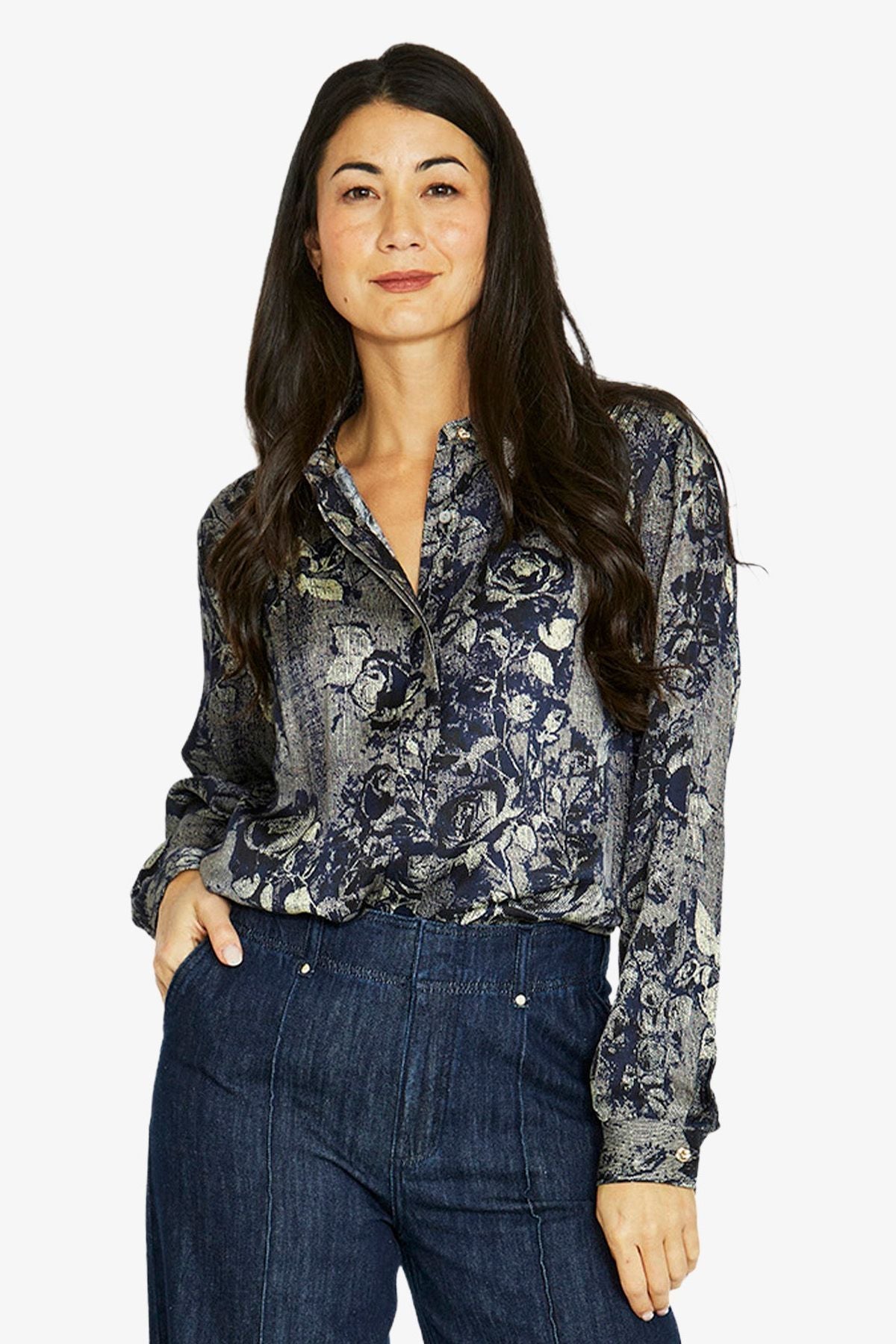 Jump Vintage Rose Shirt - detail view