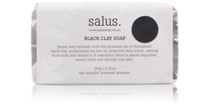 Salus Black Clay Soap Luxe Gift & Decor