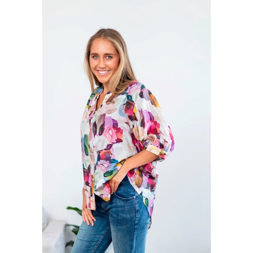 Willow & Tree Floral Blouse