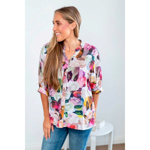 Willow & Tree Floral Blouse