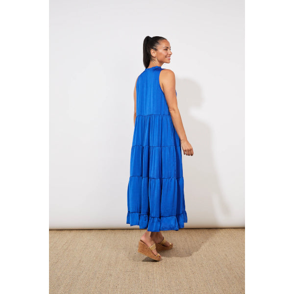 Barbados Tiered Maxi Cobalt