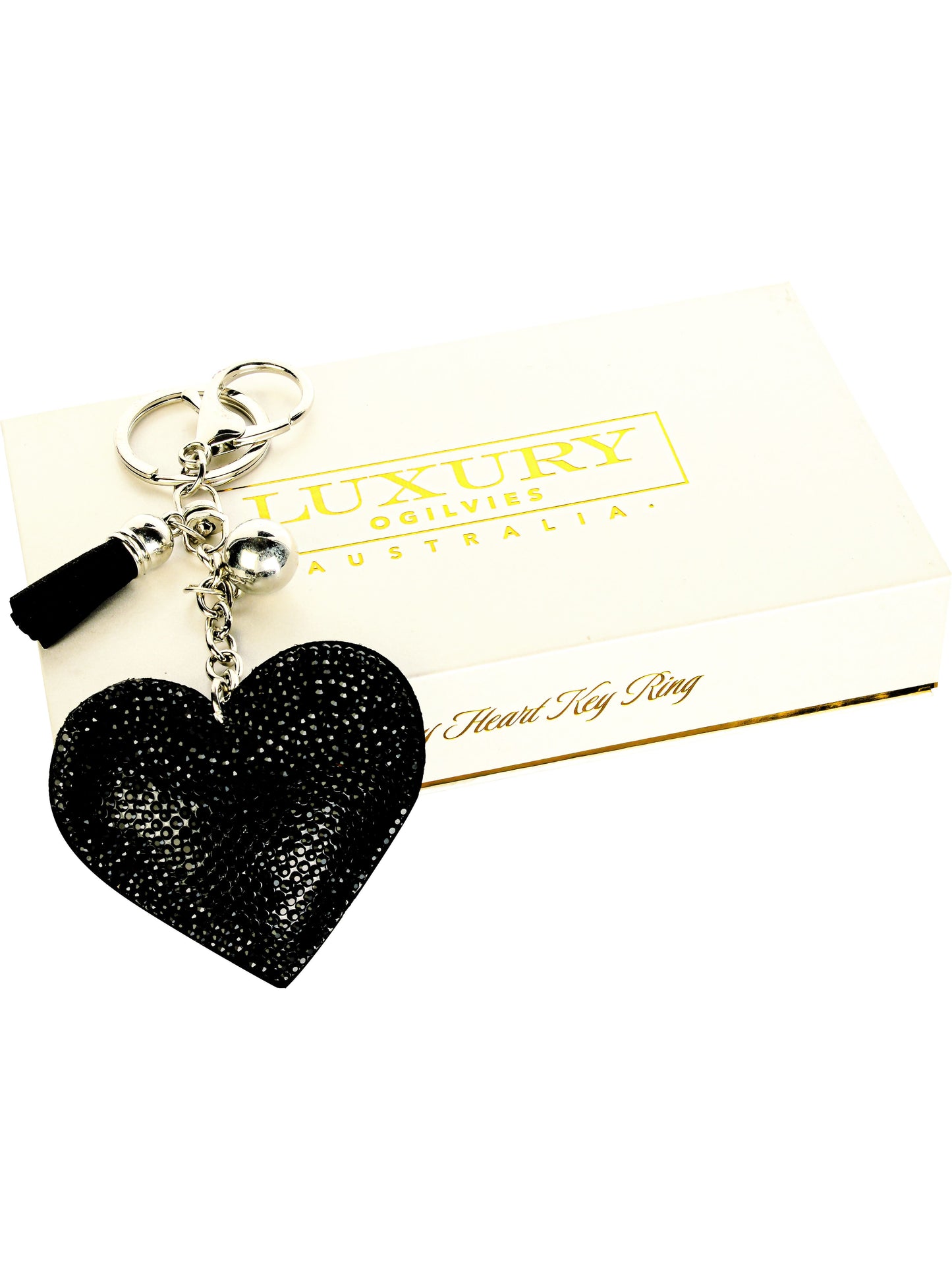 Luxury Heart Keyring Gift Boxed Luxe Gift & Decor