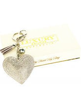 Load image into Gallery viewer, Luxury Heart Keyring Gift Boxed Luxe Gift &amp; Decor