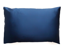 Load image into Gallery viewer, French navy pillow case Luxe gift and decor