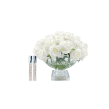 Load image into Gallery viewer, Cote Noire Centerpiece White Rose