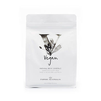 Vegan Bath Crystals Geranium