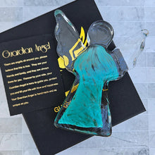 Load image into Gallery viewer, Glass Guardian Angel Teal