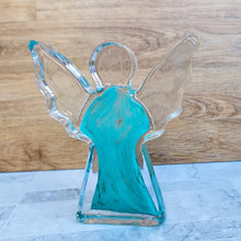 Load image into Gallery viewer, Glass Guardian Angel Teal