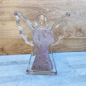 Glass Guardian Angel Pink