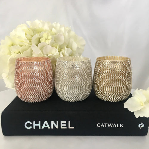 Bling Candle Chanel No 5 Silver