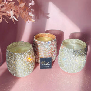 Bling Candle Chanel No 5 Rose Gold