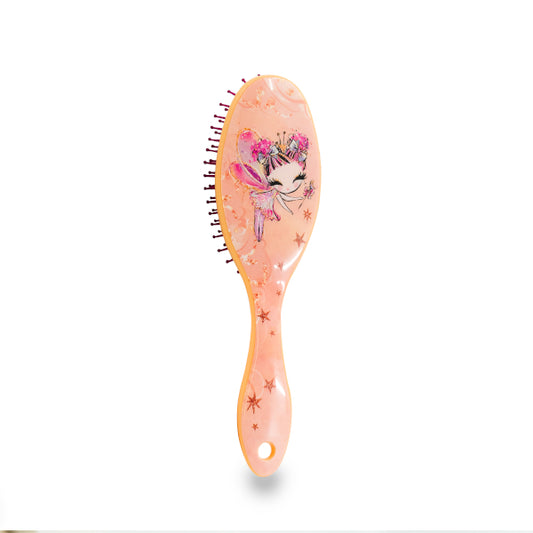 Hair Brush Coral Fairy