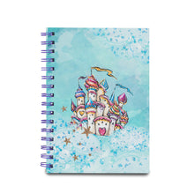 Load image into Gallery viewer, Note Book Blue Castle