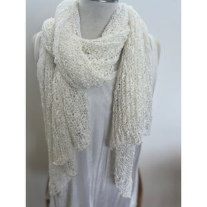 Scarf Crochet WHITE