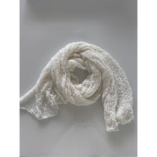 Load image into Gallery viewer, Scarf Crochet WHITE