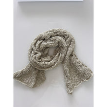 Load image into Gallery viewer, Scarf Crochet NATURAL